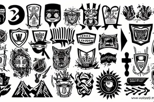 Two roads diverged in a 
wood tattoo idea