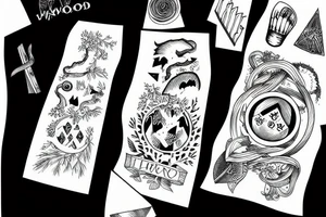 Two roads diverged in a 
wood tattoo idea