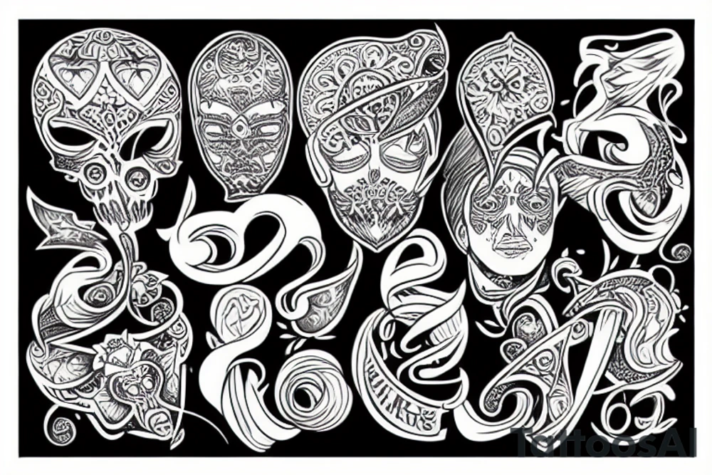 infinite peace tattoo idea