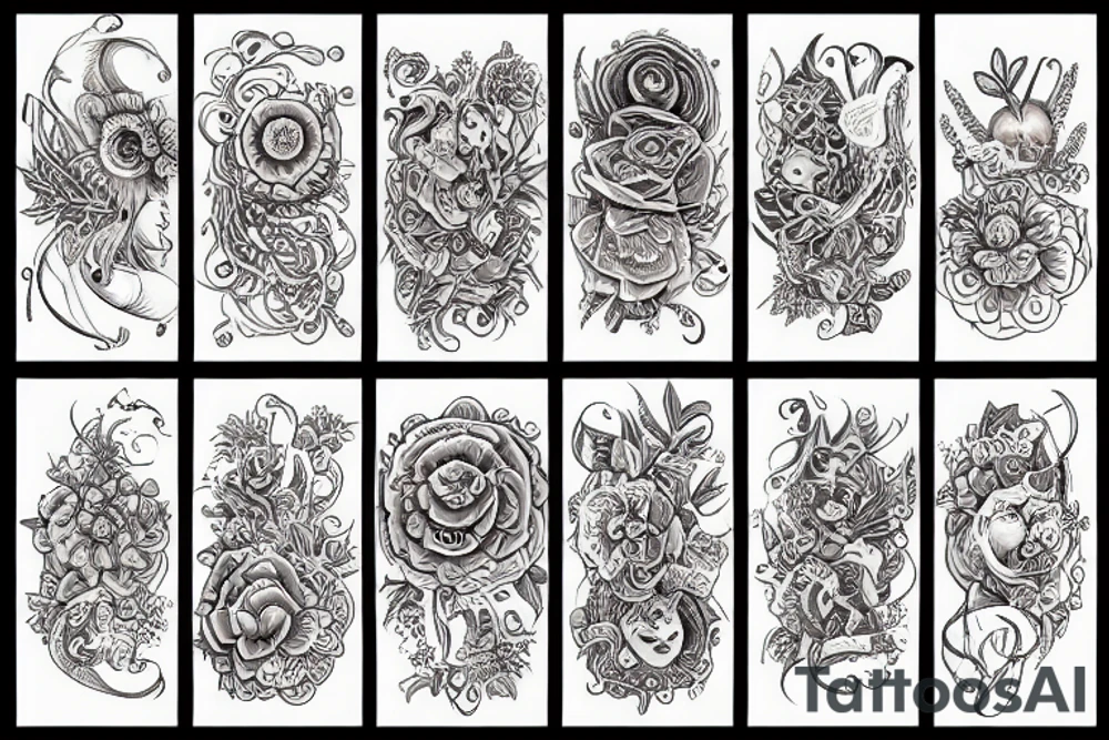 infinite peace tattoo idea
