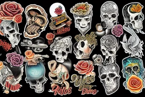 I sell rhymes like dimes tattoo idea