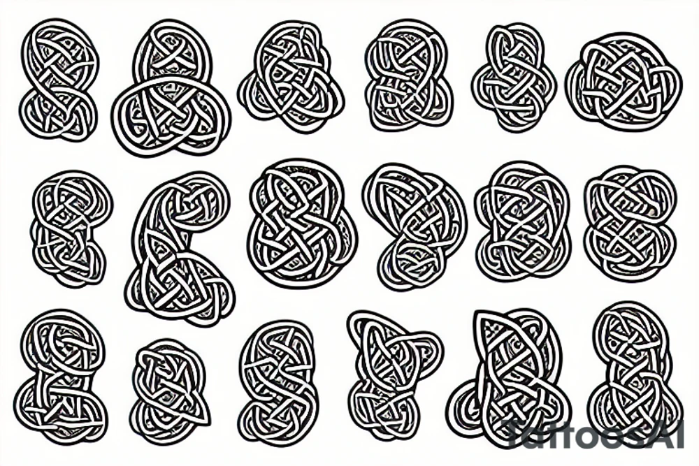 Gentle Octopus with Celtic tribal tattoo idea