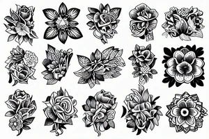 Flower tattoo idea