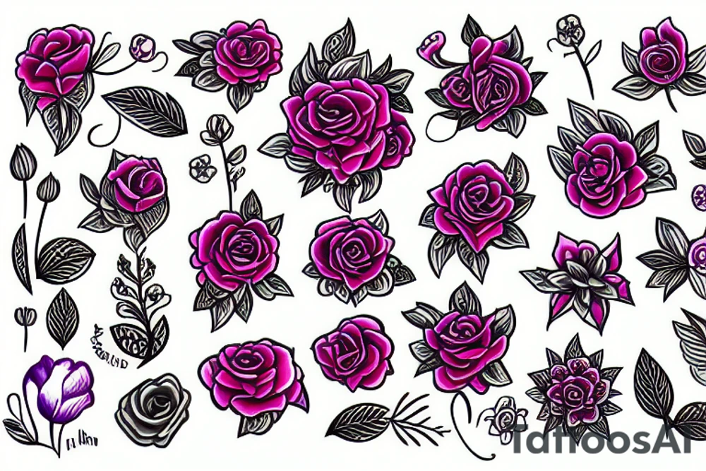 Flower tattoo idea