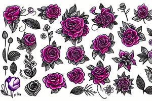 Flower tattoo idea
