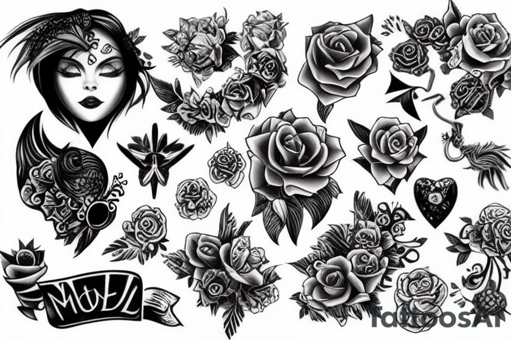 model tattoo idea