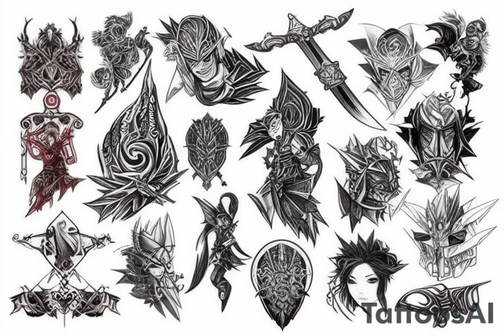 Final Fantansy
Power, Sword tattoo idea