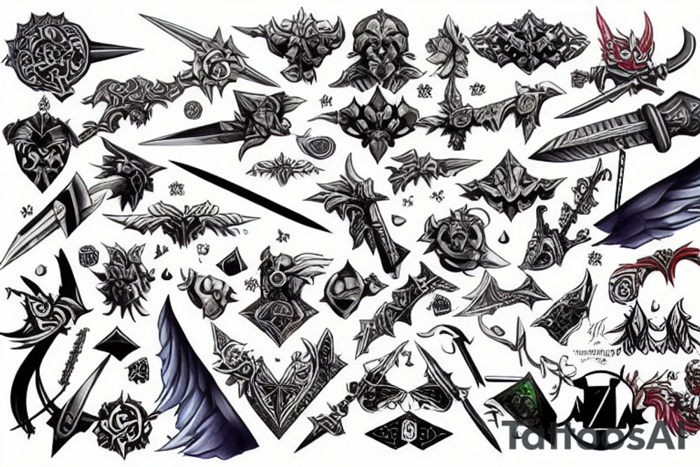 Final Fantansy
Power, Sword tattoo idea