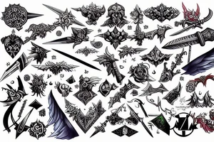Final Fantansy
Power, Sword tattoo idea
