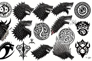 Game of Thrones tattoo idea