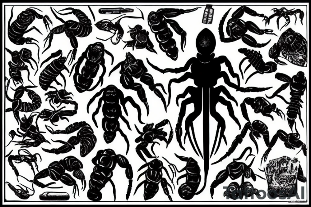 Scorpion from resident evil tattoo idea