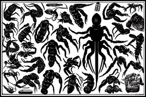 Scorpion from resident evil tattoo idea