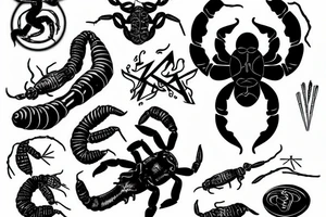 Scorpion from resident evil tattoo idea