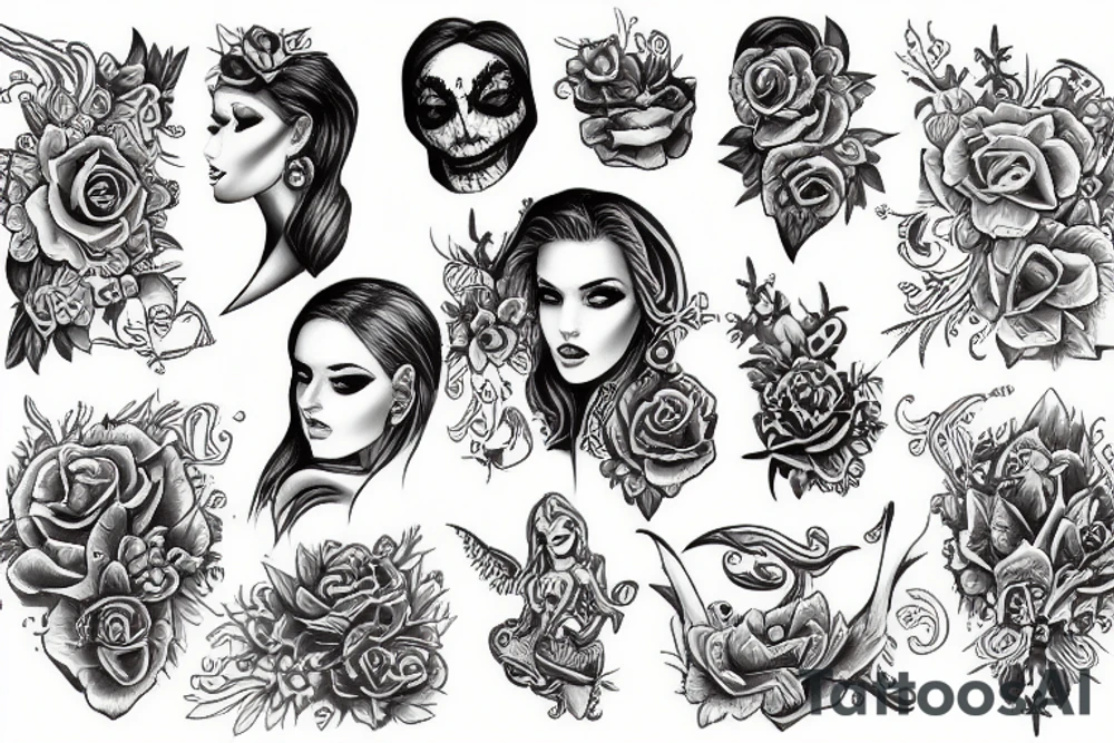 model tattoo idea