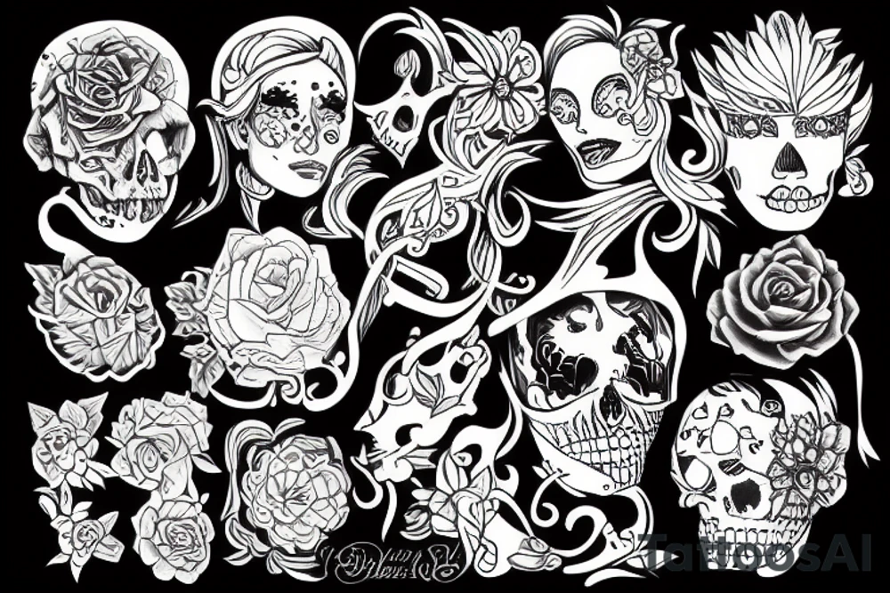 model tattoo idea