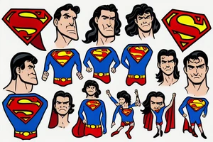 Superman fistbimping jesus tattoo idea