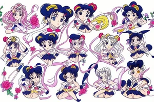Sailor moon tattoo idea