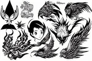Phoenix tattoo idea