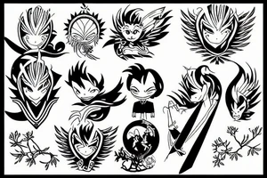 Phoenix tattoo idea