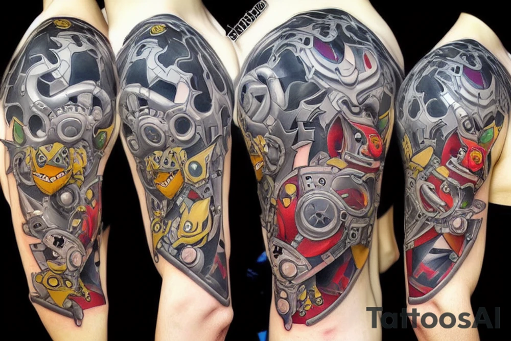 digimon season 1 shield crest tattoo idea