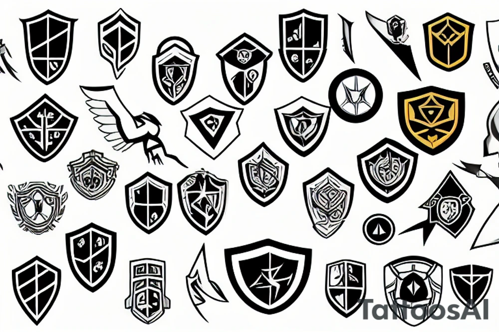 digimon season 1 shield crest tattoo idea