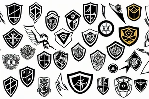 digimon season 1 shield crest tattoo idea