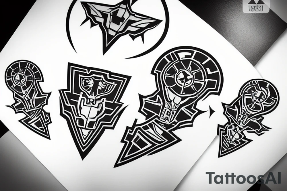 digimon season 1 shield crest tattoo idea