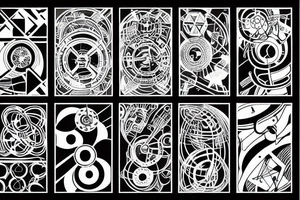 Circuits and science montage tattoo idea
