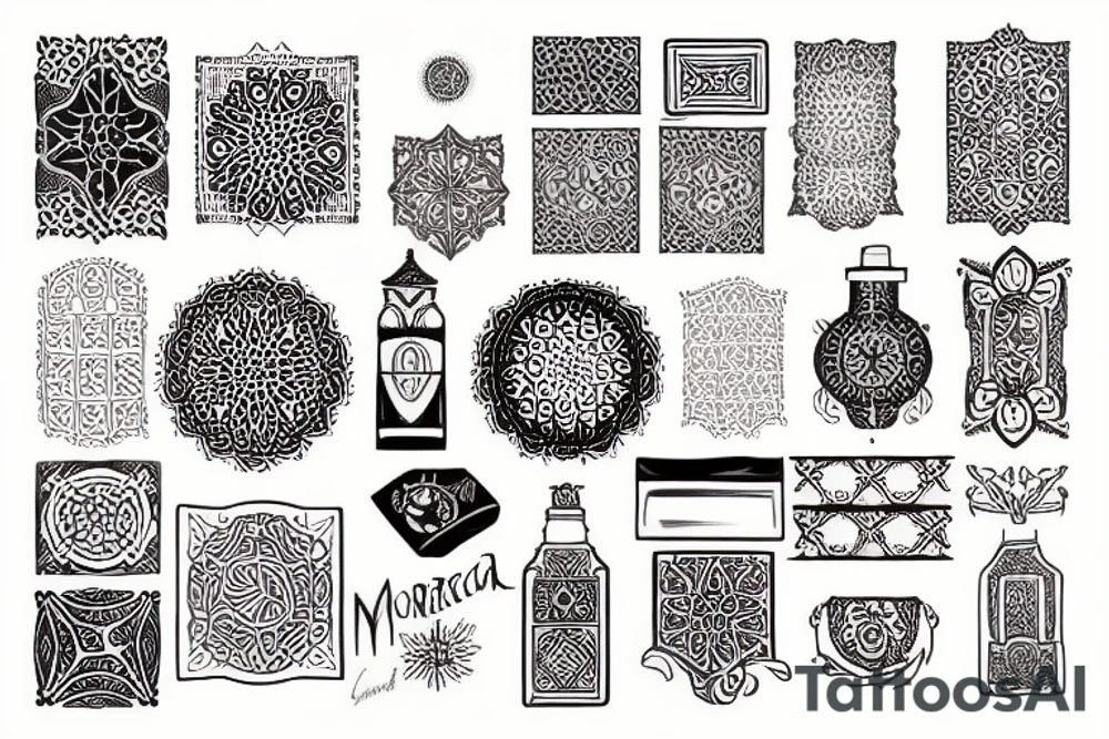 morocco tattoo idea