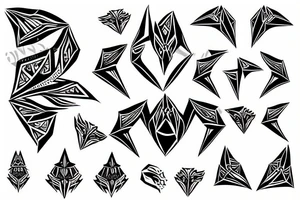 crane origami tattoo idea