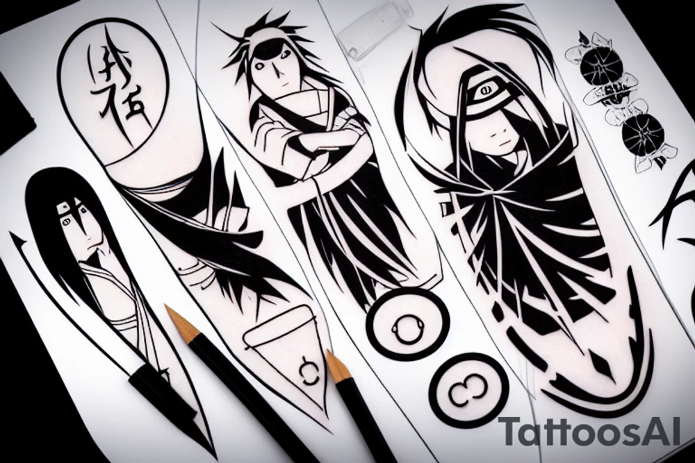 Uchiha itachi ninja tattoo idea