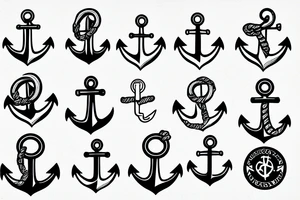 anchor tattoo idea