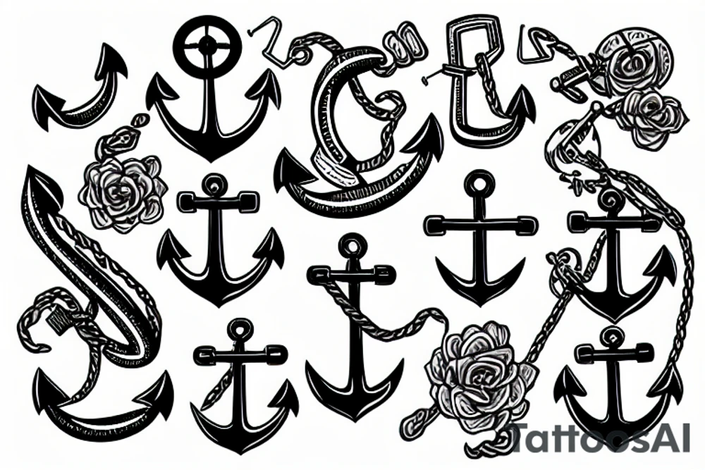 anchor tattoo idea
