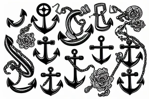 anchor tattoo idea