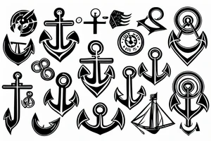 anchor tattoo idea