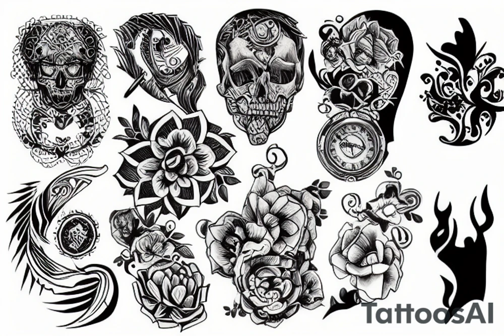 Three tattoo idea