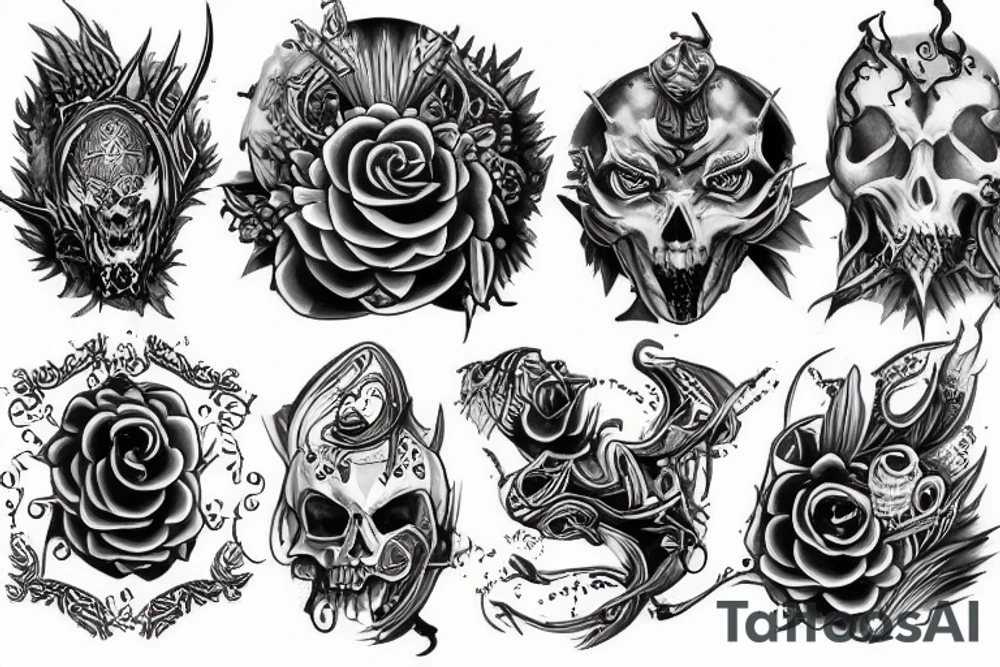 fantasy planet tattoo idea