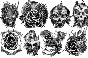 fantasy planet tattoo idea