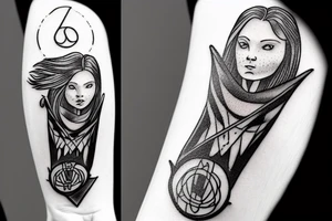 ginny weasley playing quidditch tattoo idea