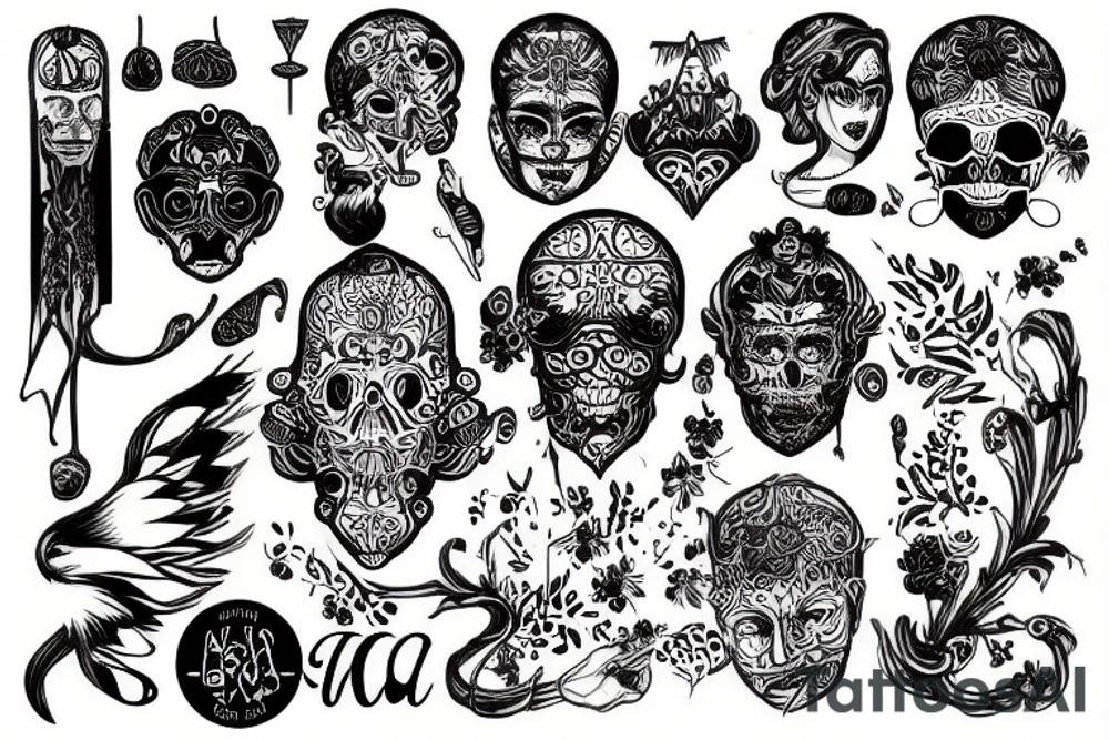 Acta non verba tattoo idea
