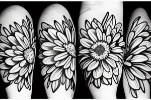 gerbera tattoo idea