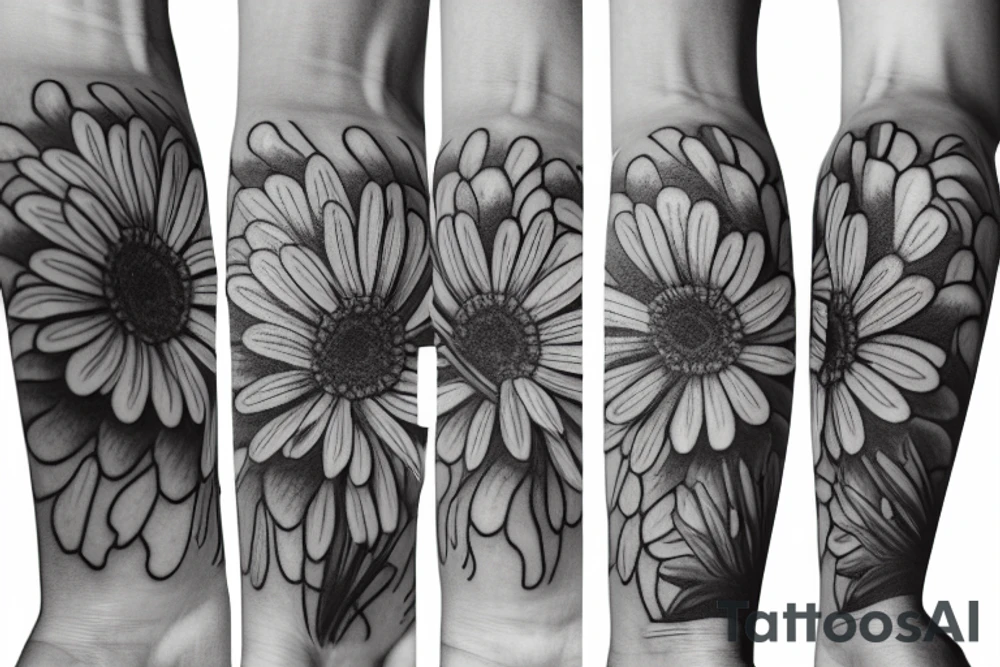 gerbera tattoo idea