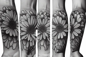 gerbera tattoo idea
