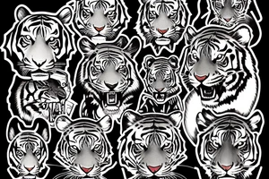 tiger and a mouse tattoo idea