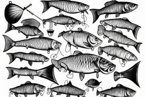 Carpfishing tattoo idea
