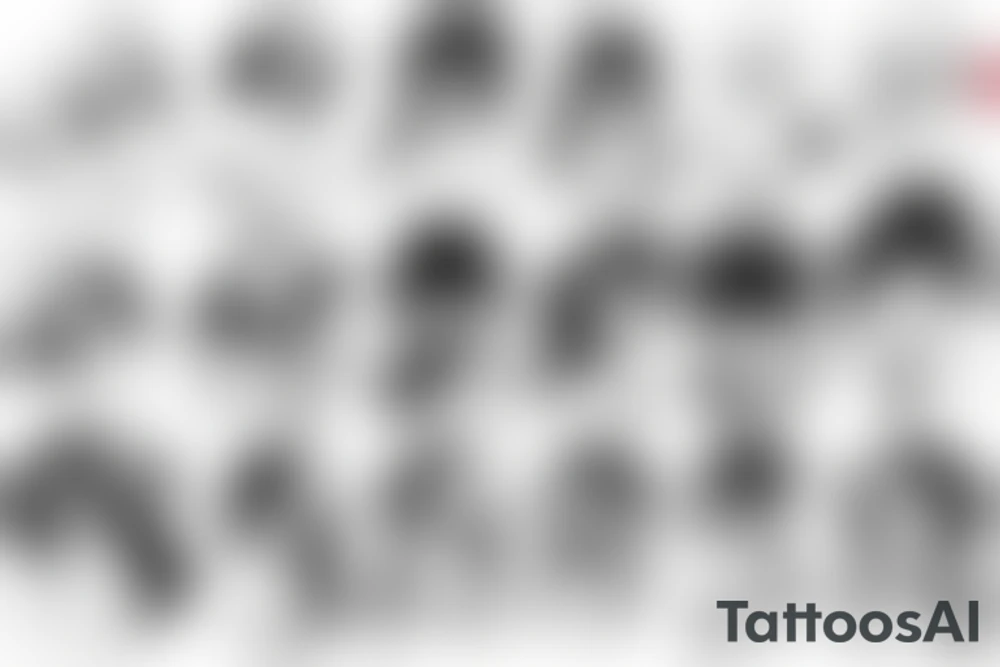 lewd waifu anime tattoo idea