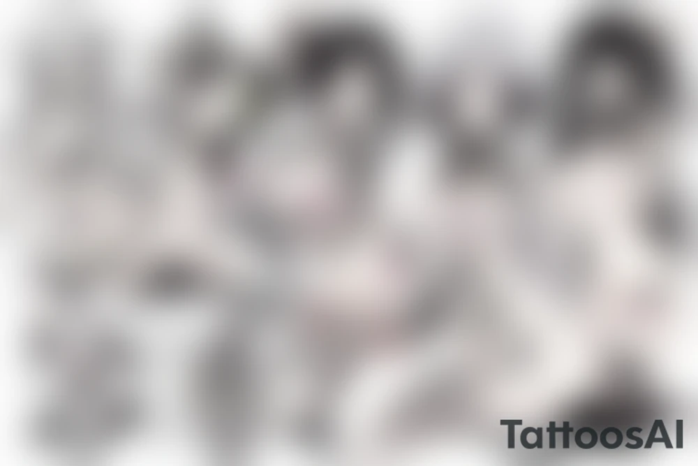 lewd waifu anime tattoo idea