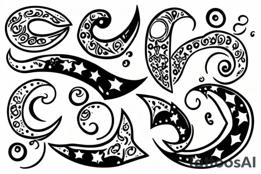 Crescent tattoo idea