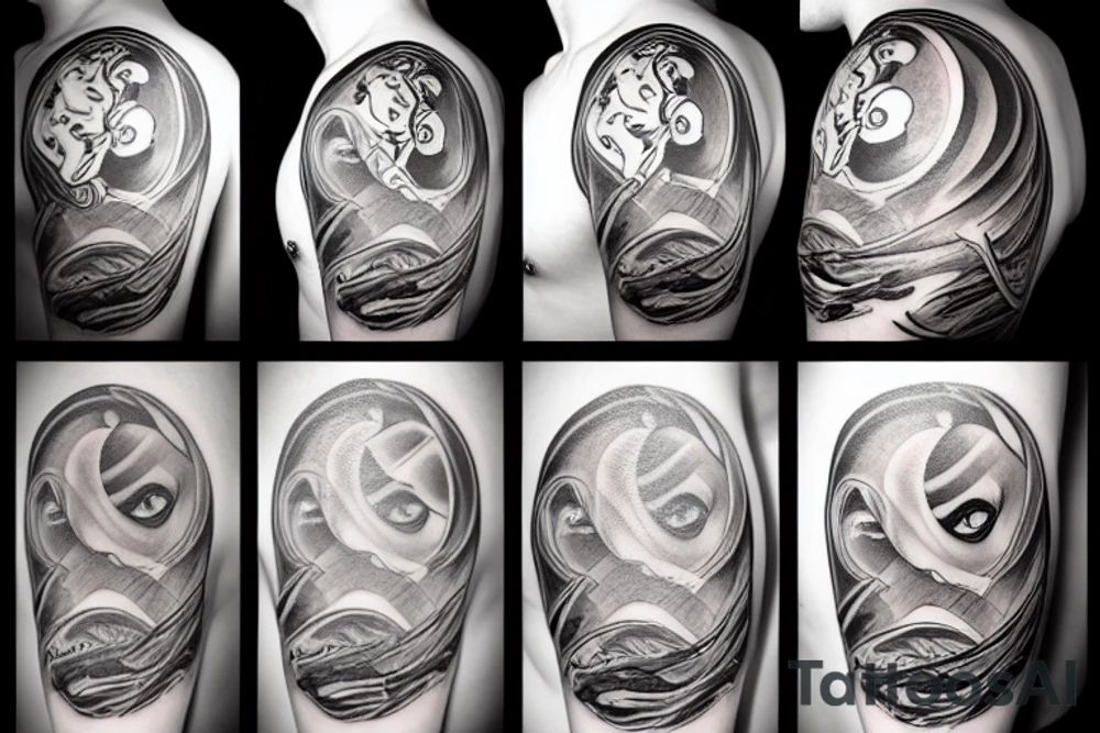 Crescent tattoo idea