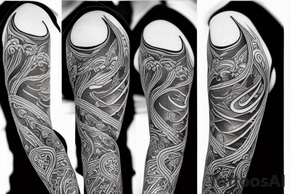 Crescent tattoo idea